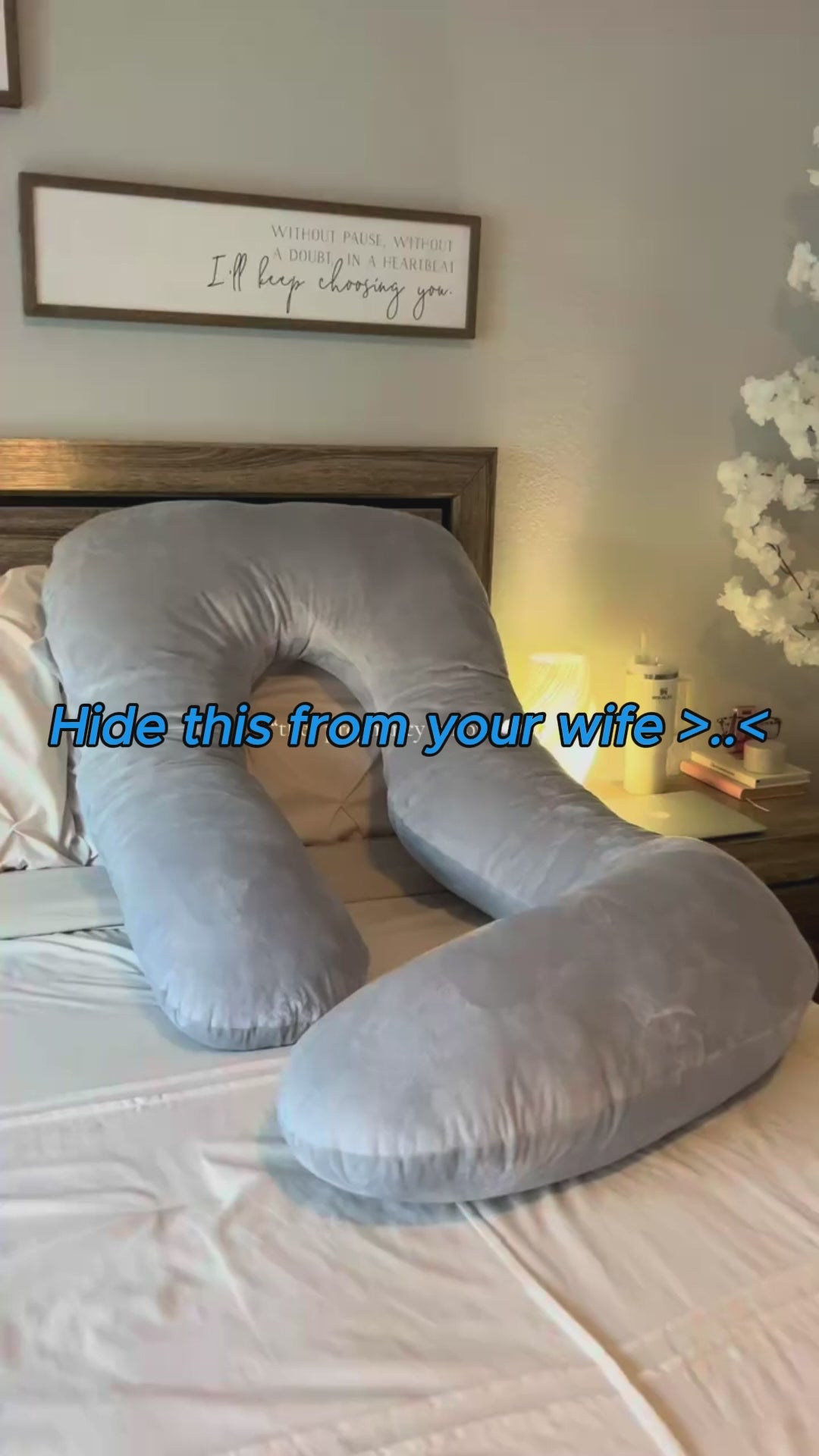 U-Shaped Pregnancy Pillow (Full Body Maternity Support Pillow)
